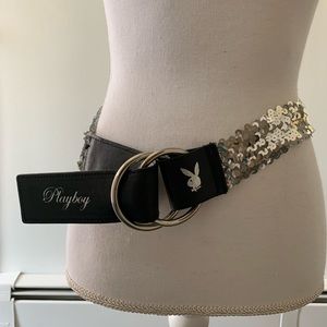 PLAYBOY Sequin Belt